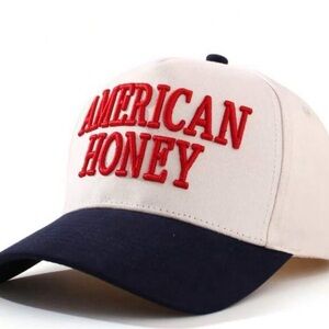 American Honey Cap in Cream and Black